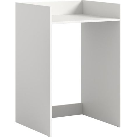 Free Waschmaschinenschrank 2 Regale Weiß.