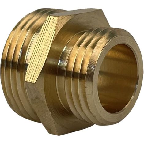 Mamelon laiton réduit double mâle 20x27-15x21 (1/5)