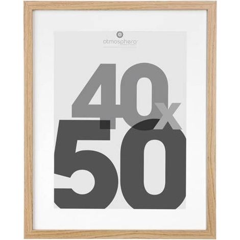 Cadre photo bois "Eva" bois 40x50cm - Atmosphera Créateur d'intérieur (1/5)