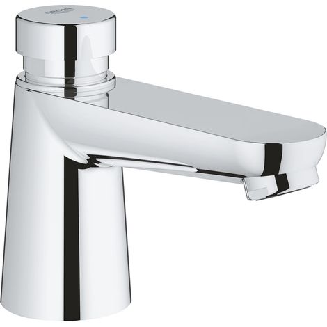 GROHE 36265000 Euroeco Cosmopolitan T Self-Closing Pillar Tap 1/2” Chrome
