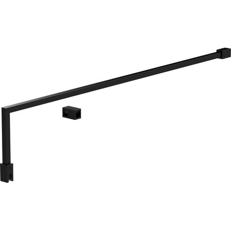 Wetroom Accessories Screen Support Bar Kit - Satin Black
