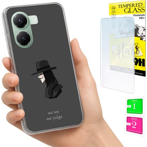 Funda para Xiaomi Poco X7 Pro 5G con cubierta trasera para fotos y cristal 9H. (1/5)