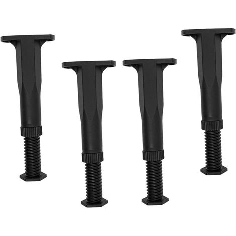 Bettfüße 4 cm hoch robuste Möbelfüße 4er Set