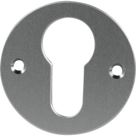 Rosace embout Ø46 mm aluminium argent clé I - JEAN JOURJON