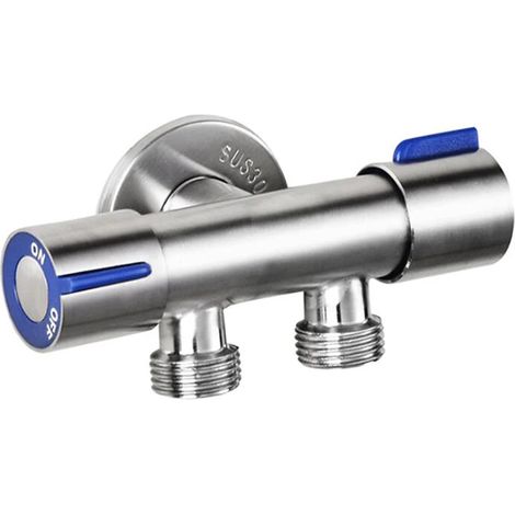 Grifo de baño con doble manija y boquilla de control doble, grifo de rociado frío simple, grifo de inodoro de acero inoxidable