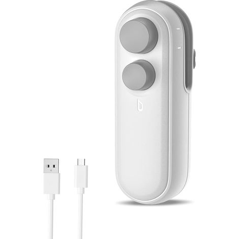 Mini scelleuse de sacs, [Rechargeable] Scelleuse de sacs portable avec mise sous vide, scelleuse thermique et coupe-sacs 2 en 1, scelleuse de sacs pour la conservation des aliments (1/5)
