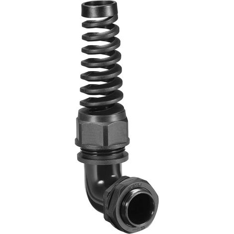 Presse-étoupe M25 étanche à 90° serre-joint 13-18mm Dia (1/4)