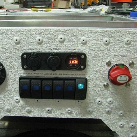 Interrupteur De Batterie - 12 V À 48 V - 275 A Continu - Marche Arrêt - Pour Voiture Camping-Car Bateau - 1 Pièce (1/4)