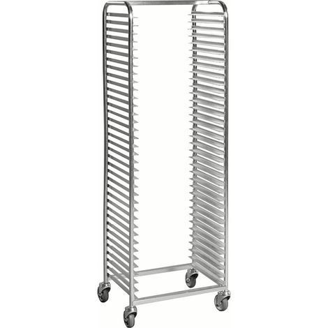 Kongamek Tablettwagen 600x440x1880mm verzinkt für 36 Tabletts ohne Bremse