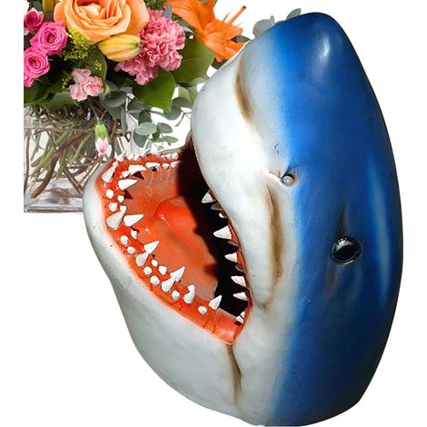 Statue de Requin extérieur,Sculptures et Statues de tête de Requin (1/5)