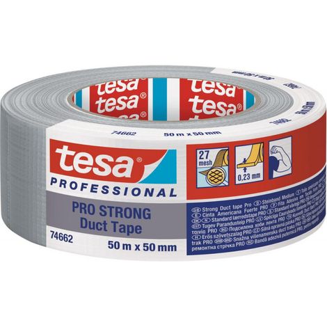 Nastro adesivo pro forte argento da 50 m nastro: 50mm