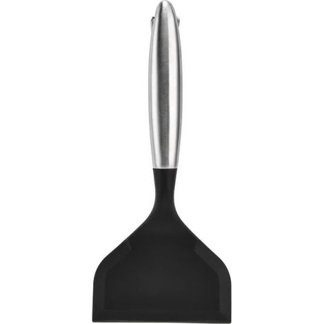 Cuque pelle à bouche large en silicone Spatules à large bouche avec poignée en acier inoxydable pelle frite à crêpes-Ywey