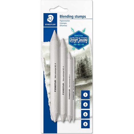 Ensemble de 4 gommes à estomper pour pastels au fusain Staedtler (1/5)