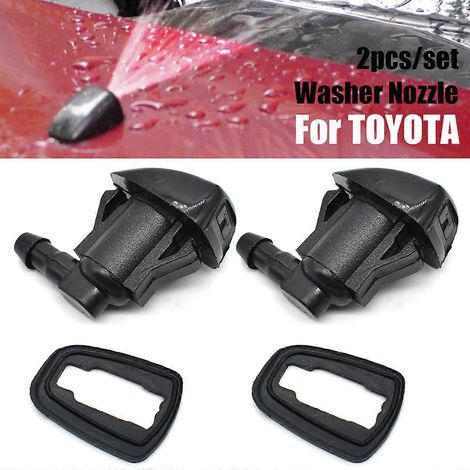 Set mit 2 Scheibenwaschdüsen 85381-AE020, kompatibel mit Toyota E120 Corolla Camry Sienna Avensis T25 Corsa XV30 Hilux (1/5)