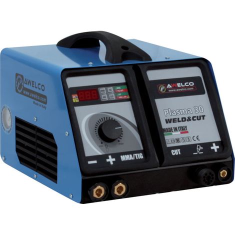 Saldatrice Generatore per Taglio Plasma TIG e MMA Inverter Awelco Plasma 30 Weld&Cut