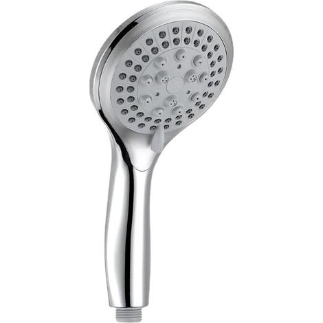 Ensemble de douche - Pommeau de douche avec flexible de 1,5 m - 5 jets haute pression - Douchette économique - Pour salle de bain - Chrome (1/5)