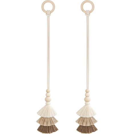 Fermacravatte per tende con nappe  Fermacravatte regolabili per tende, fermatende decorativi per la camera da letto