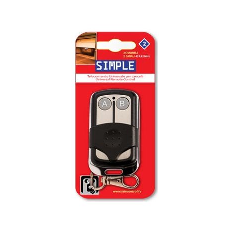Mando COCHERA 433,92Mhz 2 Canales SIMPLE2