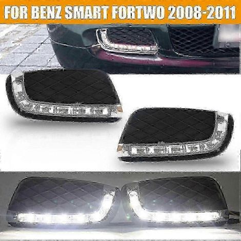 LED-Tagfahrlicht und Nebelscheinwerfer, kompatibel mit Mercedes-Smart Fortwo FX Edition 0926 (2008–2020)