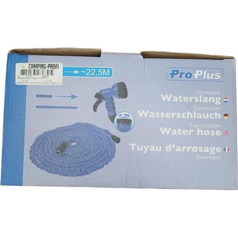 manguera de jardín haba expandable hose extensible 22.5 m con boquilla
