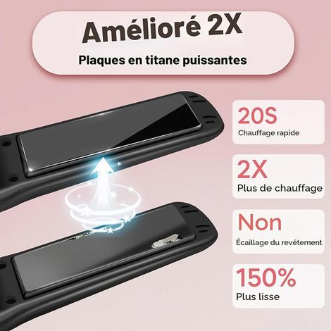Titanium Cordless Hair Straightener Curler (1/4)
