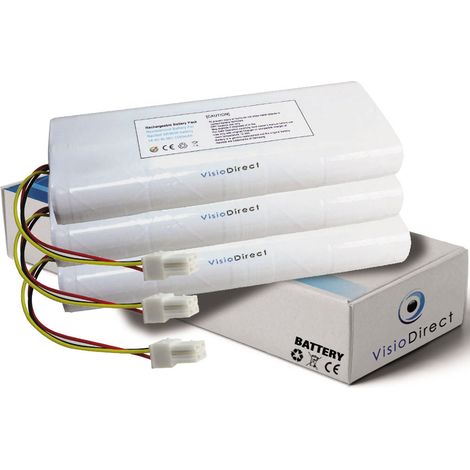 Lot de 3 batteries pour Samsung Navibot VC-RE72V aspirateur sans fil 3500mAh 14.4V