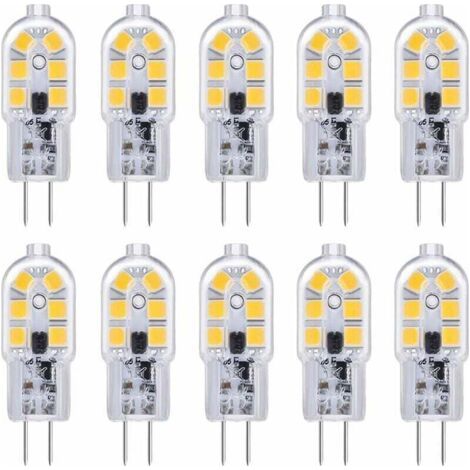 Ampoules LED G4 pour camping-car, ampoules LED à économie d'énergie non dimmables 12 V blanc froid 6000 K, culot G4 standard, longue durée de vie.-AquaForge (1/5)