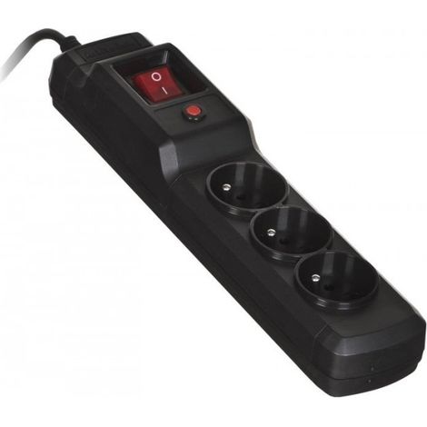 Activejet COMBO 3GN 3M base múltiple 3 salidas AC Interior Negro (1/3)