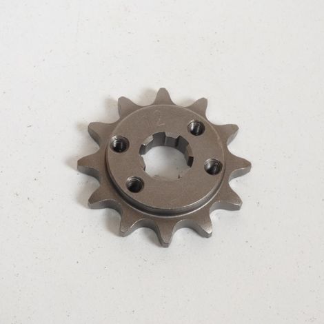 Pignon de sortie de boite pour Moto Derbi 50 Senda 12 dents pas