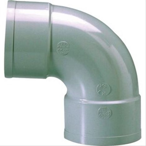 Coude PVC à 87°, FF Ø 63 Le lot de 10