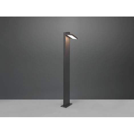LED Wegeleuchte HORTON in Anthrazit, Kopf drehbar, IP54, Höhe 100cm (1/5)
