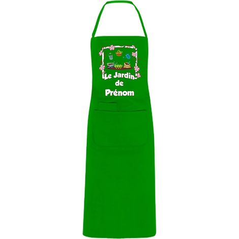 1 - Tablier De Jardin - Polyester Coton - 2 Poches Avant Et Intérieure - Pour Jardinage Et Bricolage - Taille Unique - Naturel