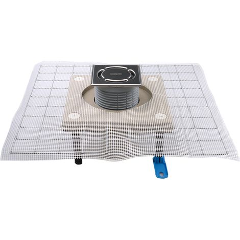 HL80C Balcon et terrasse DN50/75 m rotatifs. Collier et protection contre le gel en béton polymère. GK.