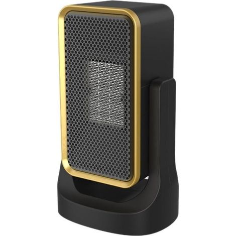 ZVD - Calentador de escritorio portátil pequeño, calentador eléctrico, calentador de aire caliente cerámico PTC (1/4)