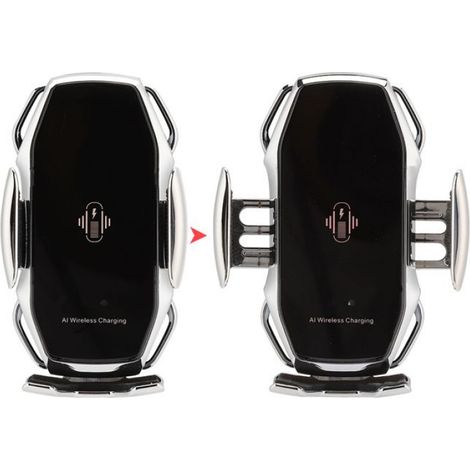 Support de chargeur de téléphone portable à induction sans fil infrarouge A5 10 W pour voiture, charge rapide, fixation véhicule, 1 pièce (1/5)