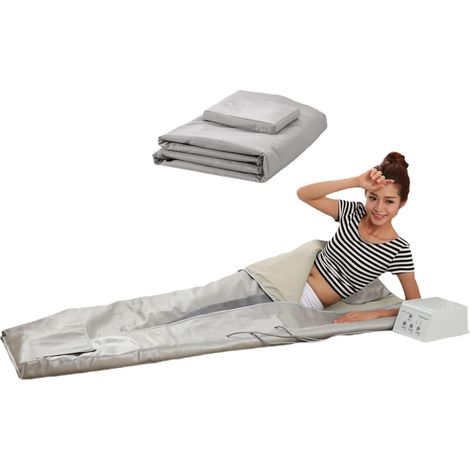 Kit de sauna portatif Couverture de sauna infrarouge lointain, couverture de sauna en sapin de perte de poids à 3 zones for la sécurité de la forme du corps, amincissante, fitness for femmes Tente de (1/5)