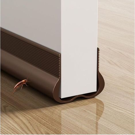 Boudin De Porte,Bas de Porte Isolant,Le Joint de Porte,Isolant Phonique Thermique Bande d'étanchéité Anti Bruit Poussière Stop à l'air Froid Anti (1/5)
