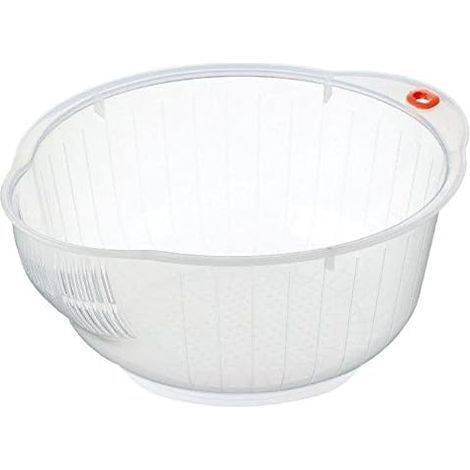 803 HIC Cuvette à Riz Japonaise avec passoire 2 l, Neutre (1/4)