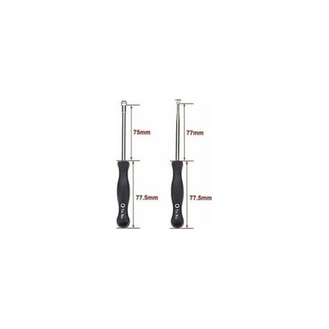 Ede Ensemble de 12 outils de réglage de carburateur et tournevis de réglage pour moteurs deux temps, pour débroussailleuses, tronçonneuses Poulan, Husqvarna, STHIL, Echo...DEBUNS