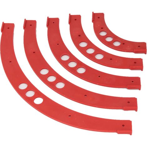Gabarit de chanfrein d'angle pour le travail du bois, plastiques techniques R100 R150 R200 R250 R300, modèles à rayon rond