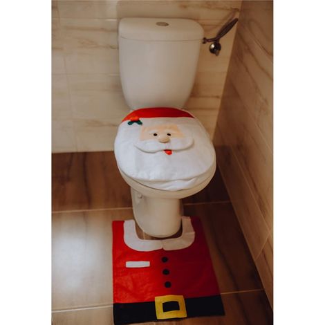 Juego de baño navideño de Papá Noel (1/4)