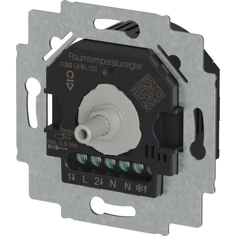 Busch-Jaeger 1099 UHK-101 Raumtemperaturregler Einsatz UP Heizen/Kühlen, Drehregler