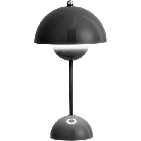 Lampe de table nordique danoise en forme de bouton de fleur, décoration pour chambre nuptiale, chambre à coucher, bureau, lampe de chevet (rechargeable)