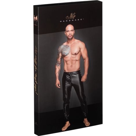 Noir - Pantalones deportivos negros mate para hombre, talla 2XL (1/5)