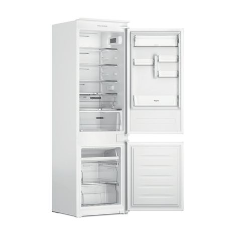 Whirlpool – Réfrigérateur congélateur bas 250L – Classe E – 177 cm – 3 étagères amovibles – Dégivrage automatique – Pas de givre