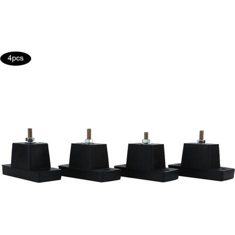 Tampon d'amortisseur, Climatisation 4pcs Pièces pour absorbeur d'unité de support extérieur-Crezuo