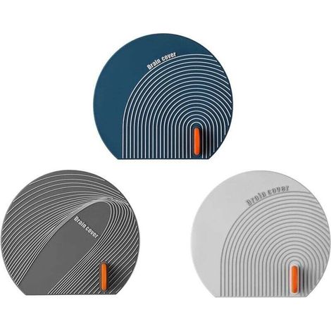 3 Pièces Bouchon Evier Silicone, Bouchon de Baignoire, Bouchon de Vidange, Bouchon Baignoire Universel, pour Plancher de Douche, Bouchon Bain, Lavabo Cuisine (1/4)