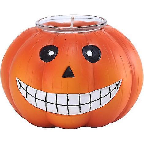 1 lampe bougie citrouille pour décorations d'Halloween (1/3)