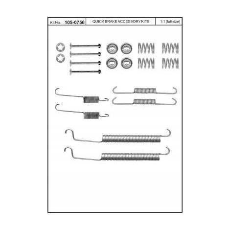 Kit di accessori per ganasce freno National FK5069SK (1/3)
