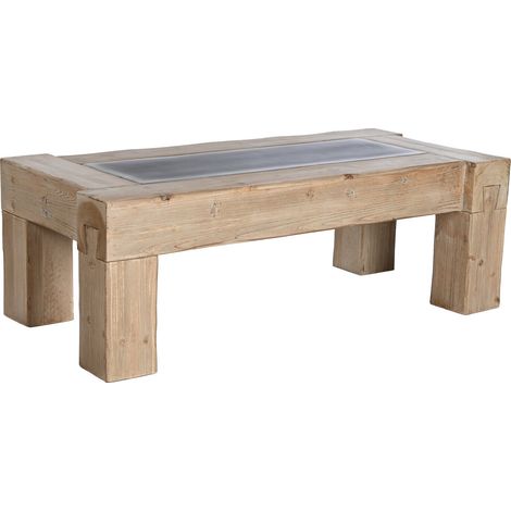 Mesa Centro Abeto Mdf 140X70X46 Natural (1/5)